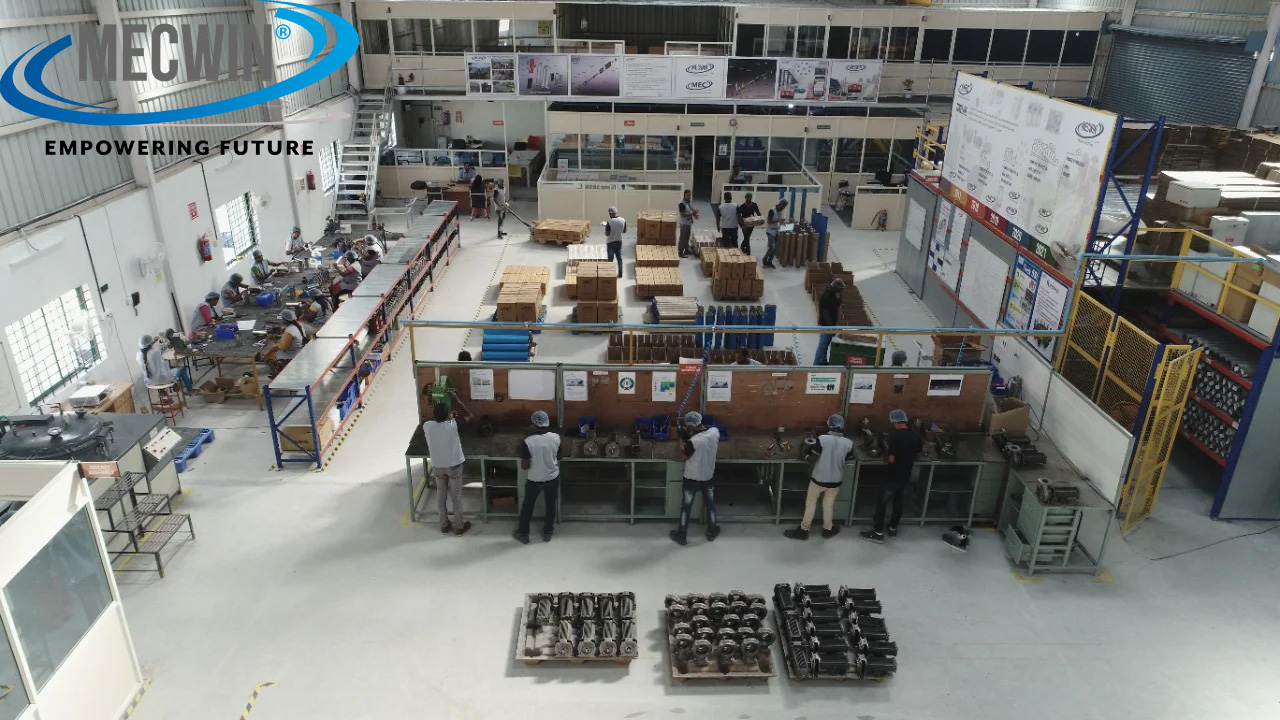 CNC lathe machine used in Mecwin manufacturing facility